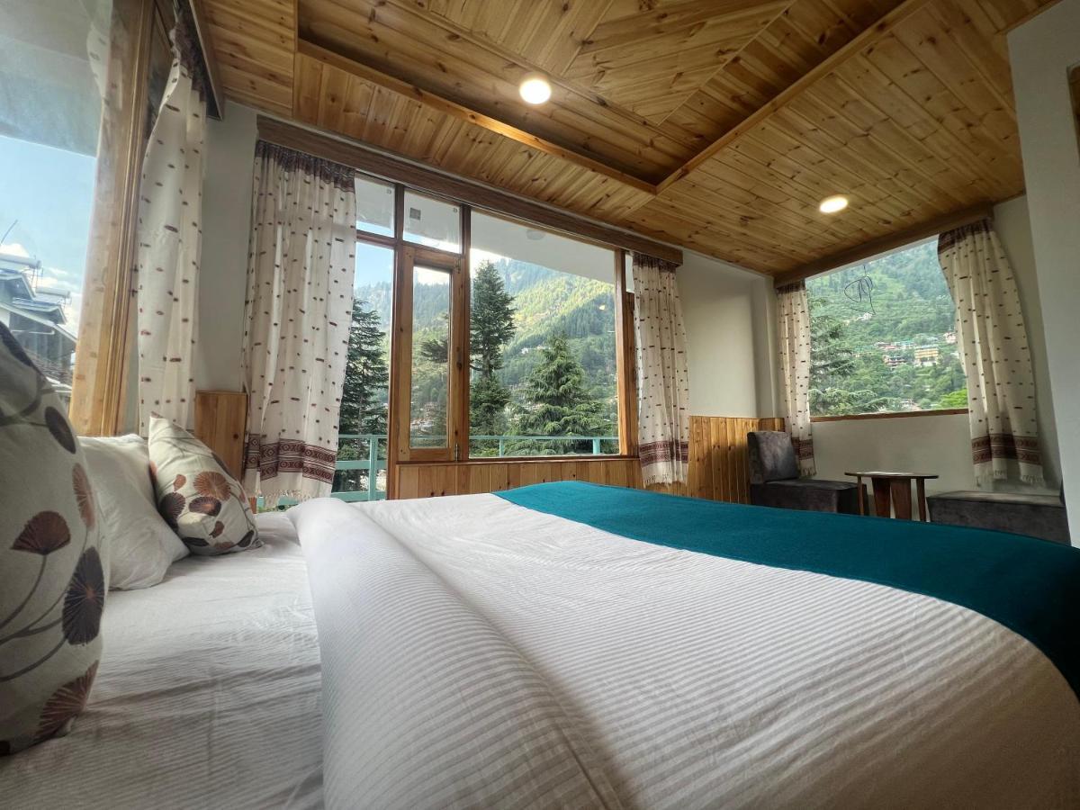 Hotel Mountain Majesty! Top-Rated Luxury Stay Amid Snowcapped Mountains With Balcony And Riverside Calm Manali  Luaran gambar